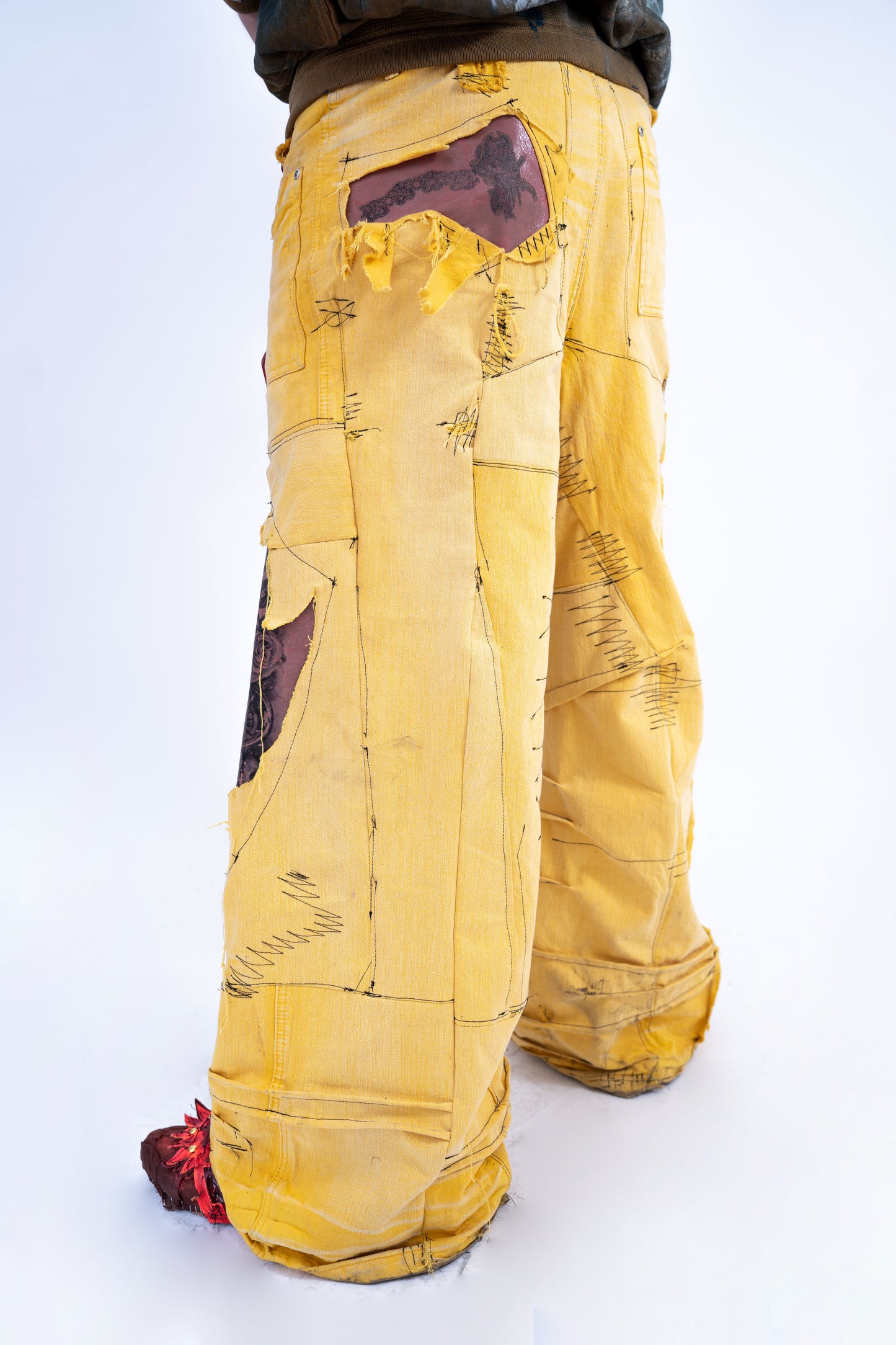 TATTEDUP YELLOW DENIM