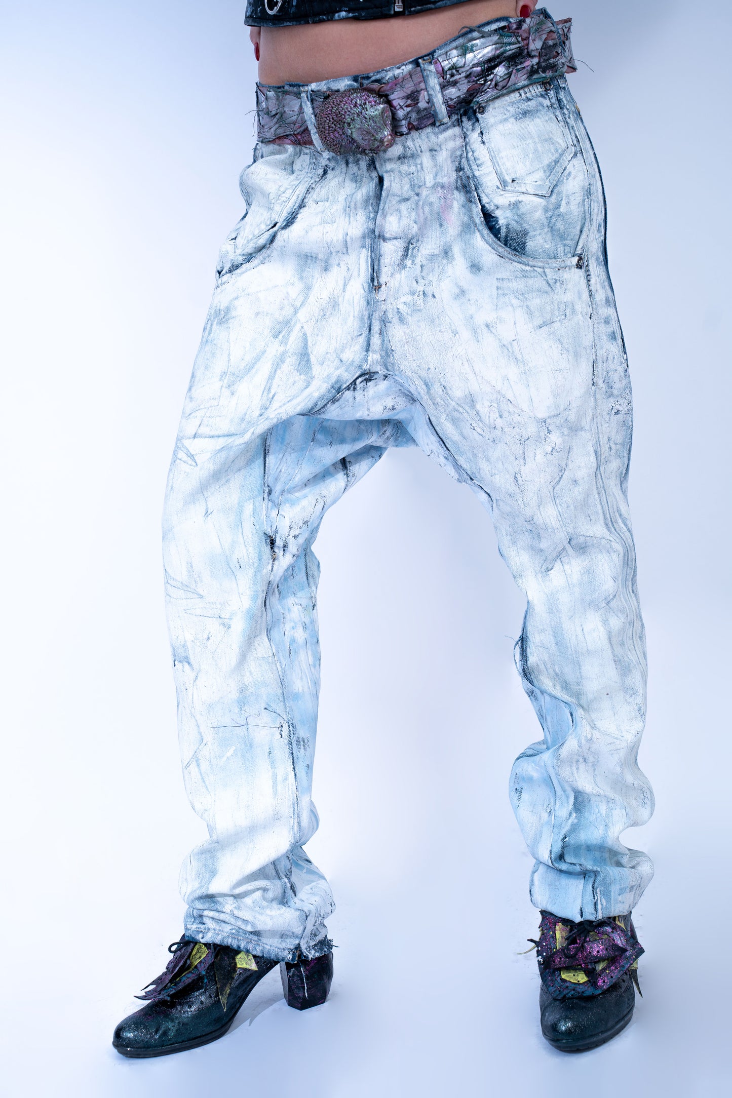 RUBBER-SKY DENIM