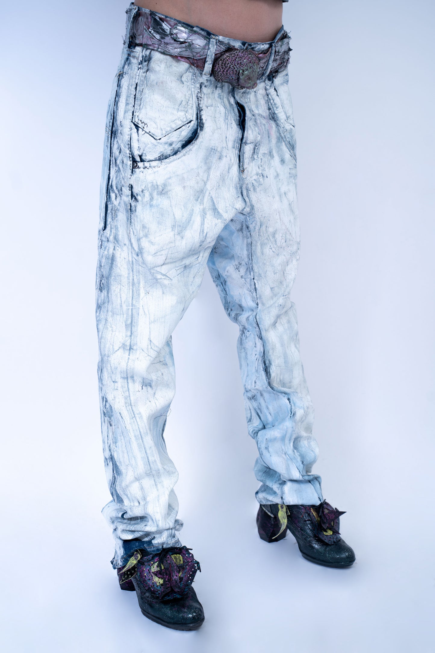 RUBBER-SKY DENIM