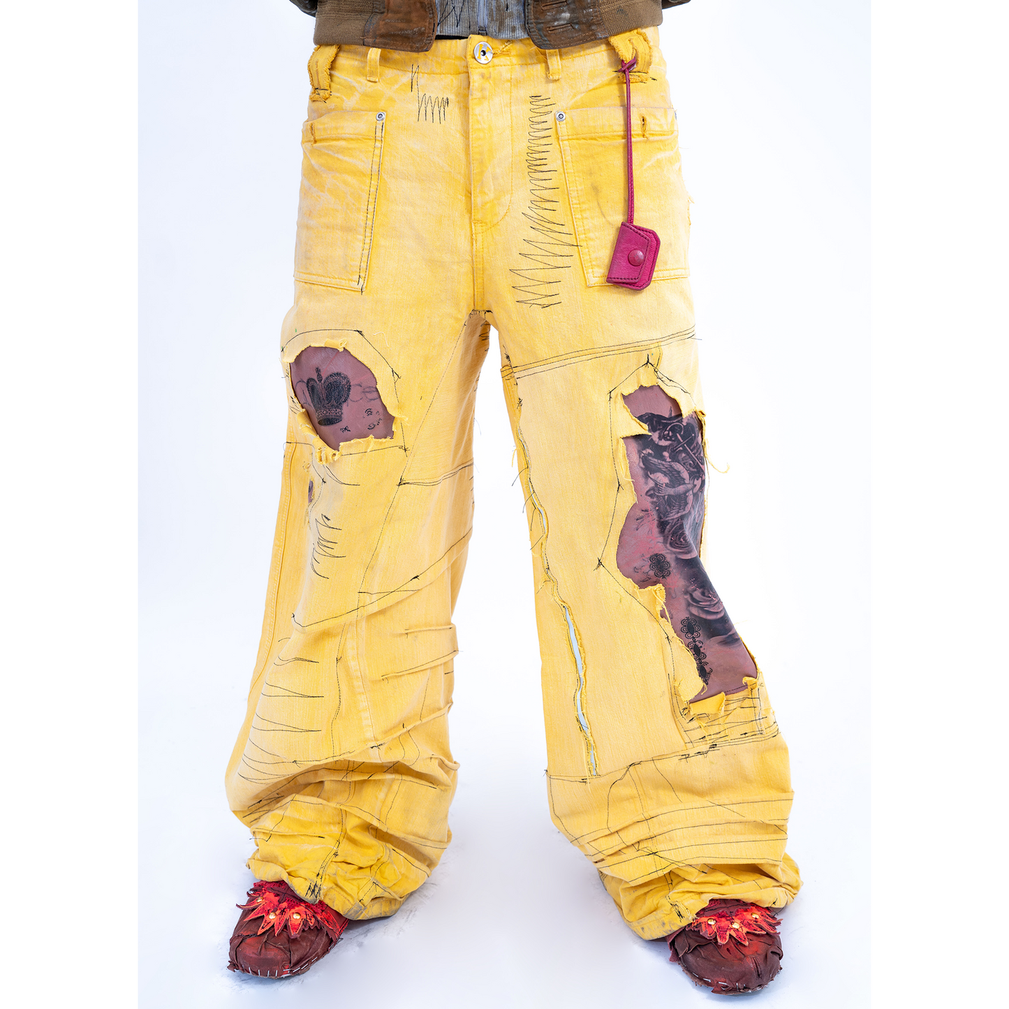 TATTEDUP YELLOW DENIM